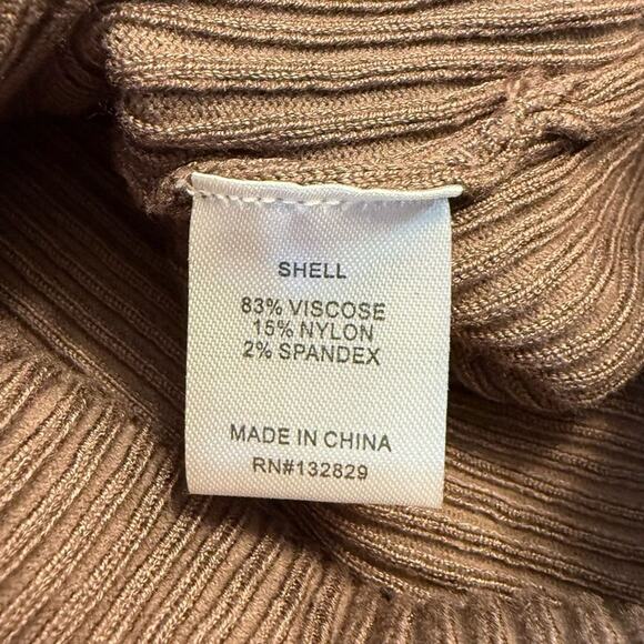 NBD Revolve Moira Dress Cut Out Bodycon Long Sleeve Dress Mocha Size Small - Picture 7 of 9